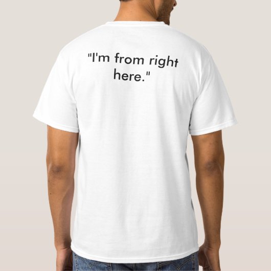 Alaska-Hand T-Shirt (Rückseite)