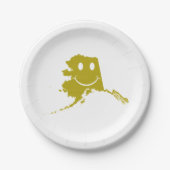 Alaska Happy Face Paper Party Teller (Vorderseite)