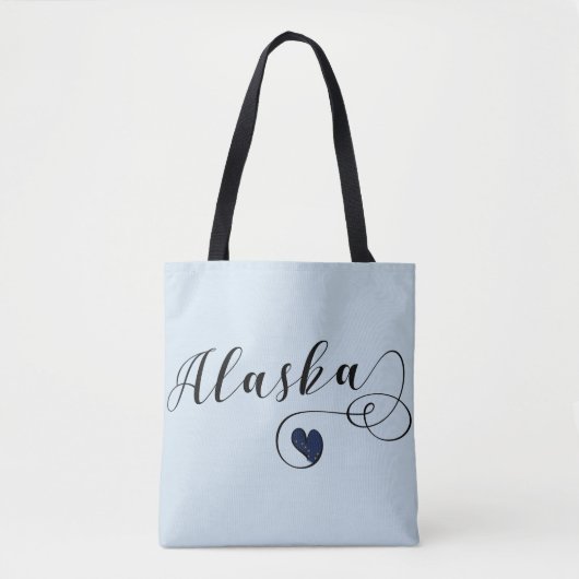 Alaska Heart Grocertasche, Alaskan Tasche (Vorderseite)