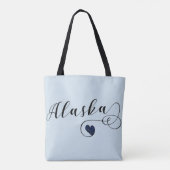 Alaska Heart Grocertasche, Alaskan Tasche (Rückseite)