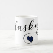 Alaska Herz Tasse, Alaskan Flag Kaffeetasse (Mittel)