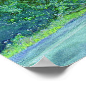 Alaska Highway Cargo Truck Transport Art Poster (Ecke)