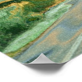 Alaska Highway Logging Truck Transport Art Poster (Ecke)