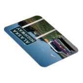 Alaska Highway Sign 1962 Vintag Magnet (Rechte Seite)