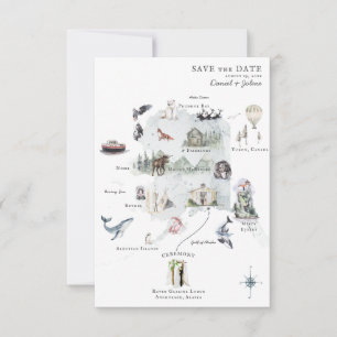 Alaska Hochzeit in Urlaubsort Fahrplan