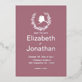 Alaska Hochzeit in Urlaubsort Folieneinladung