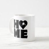 Alaska Home Heart State Mug oder Travel Mug Kaffeetasse (Vorderseite Links)