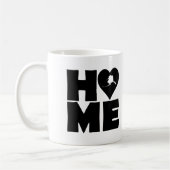 Alaska Home Heart State Mug oder Travel Mug Kaffeetasse (Links)