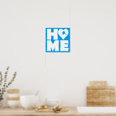 Alaska Home Heart State Poster Sign (Küche)