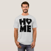 Alaska Home Heart State Tees T-Shirt (Vorne ganz)