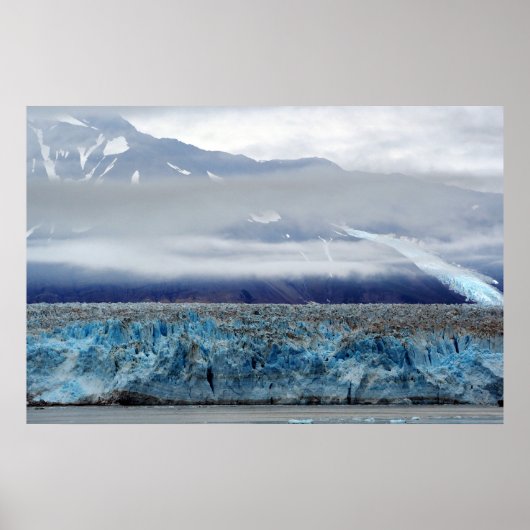 Alaska Hubbard Glacier Foto Poster (Vorne)