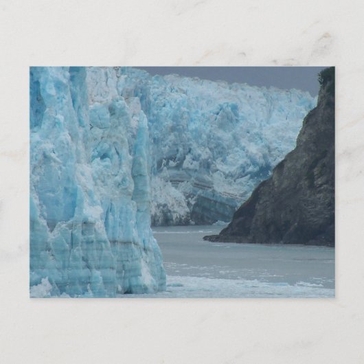 Alaska Hubbard Glacier Postkarte (Vorderseite)