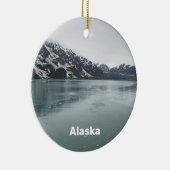 Alaska Hubbard Gletscher Inside Passage Souvenir Keramik Ornament (Rechts)