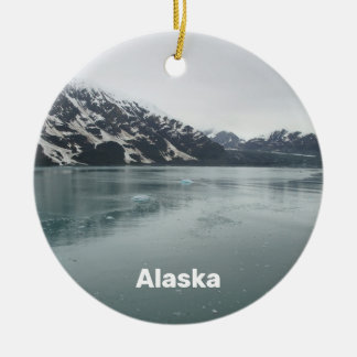 Alaska Hubbard Gletscher Inside Passage Souvenir Keramik Ornament