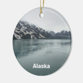Alaska Hubbard Gletscher Inside Passage Souvenir Keramik Ornament (Links)