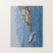 Alaska Humpback Whale Wildlife Foto Puzzle (Vertikal)
