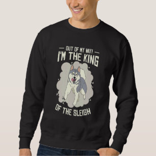 Alaska Husky Schlittenhunde Schlittenhunde Sweatshirt