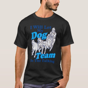 Alaska Husky Schlittenhunde Schlittenhunde T-Shirt