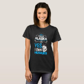 Alaska husky sled dog racing and mushing 11 T-Shirt (Vorne ganz)