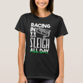 Alaska husky sled dog racing and mushing 14 T-Shirt (Vorderseite)