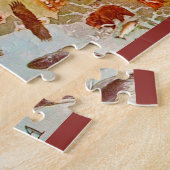 Alaska illustrierte Postkarte 11x14 Puzzle (Seite)