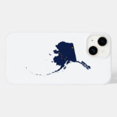 Alaska in Blau und Gold Case-Mate iPhone Hülle (Rückseite (Horizontal))