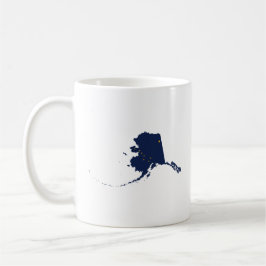 Alaska in Blau und Gold Kaffeetasse