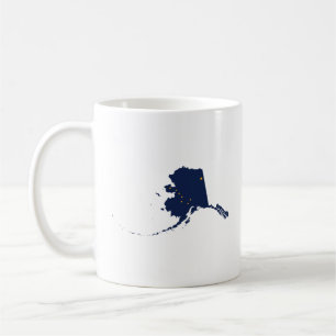 Alaska in Blau und Gold Kaffeetasse