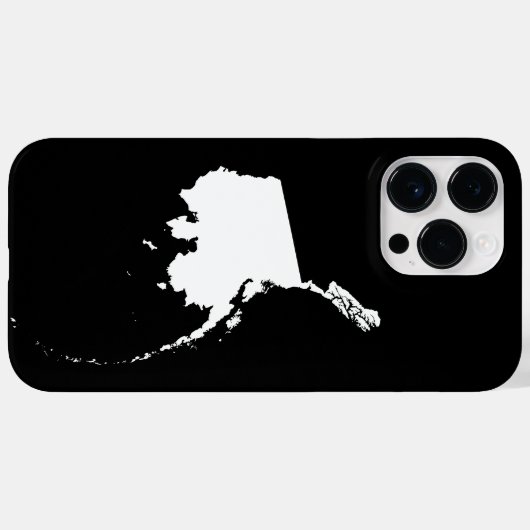 Alaska in Weiß Case-Mate iPhone Hülle (Rückseite (Horizontal))