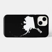 Alaska in Weiß iPhone Hülle (Rückseite (Horizontal))
