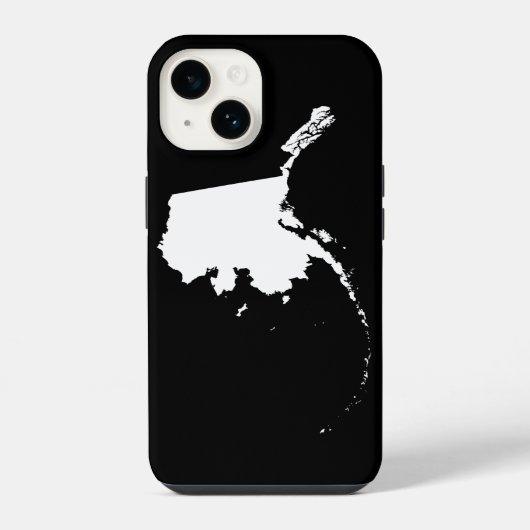 Alaska in Weiß iPhone Hülle (Rückseite)
