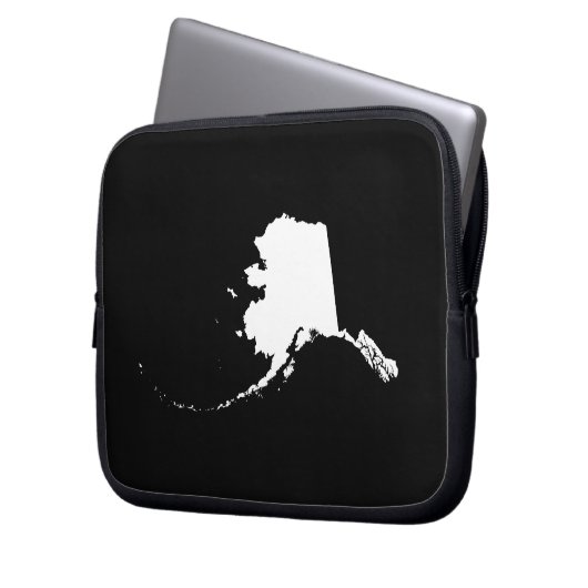 Alaska in Weiß Laptopschutzhülle (Vorderseite Links)