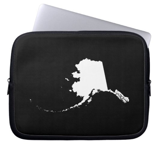 Alaska in Weiß Laptopschutzhülle (Vorderseite)