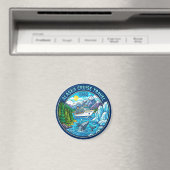 Alaska Inside Passage USA Magnet (In Situ (Geschirrspüler))