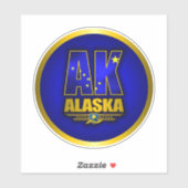 Alaska (IR) Aufkleber (Blatt)