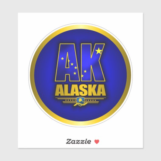Alaska (IR) Aufkleber (Blatt)