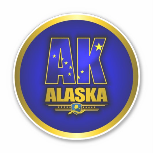 Alaska (IR) Aufkleber (Vorderseite)