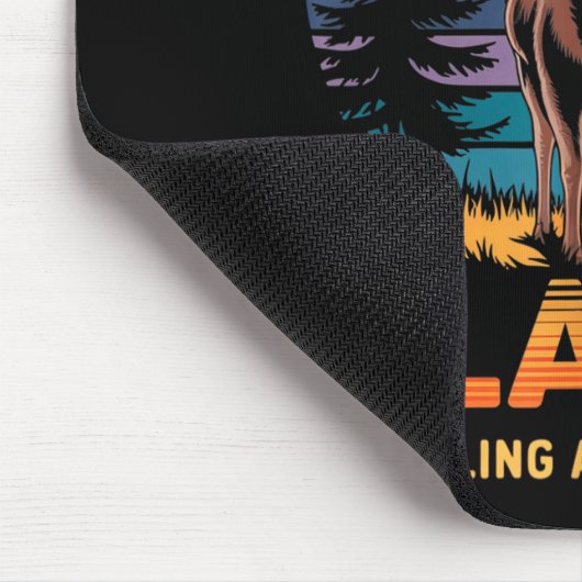 Alaska Is Calling And I Moose Go Funny Animal Love Mousepad (Ecke)