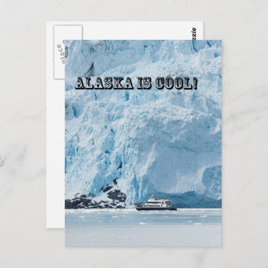 Alaska ist cool! postkarte (Vorne/Hinten)
