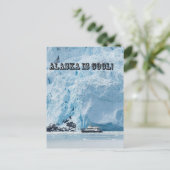 Alaska ist cool! postkarte (Stehend Vorderseite)