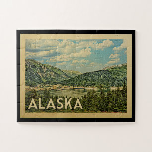 Alaska Jigsaw Puzzle Vintage Travel
