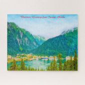 Alaska Juneau Weihnachtsgrüße Puzzle (Horizontal)