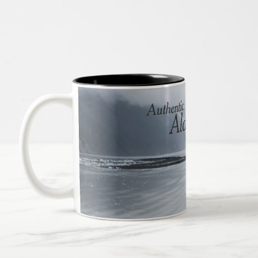 Alaska-Kaffee-Tassen - authentisches Alaska Zweifarbige Tasse (Links)