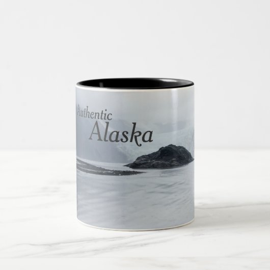 Alaska-Kaffee-Tassen - authentisches Alaska Zweifarbige Tasse (Mittel)
