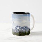 Alaska-Kaffee-Tassen - die letzte Grenze Zweifarbige Tasse (VorderseiteRechts)