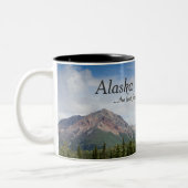 Alaska-Kaffee-Tassen - die letzte Grenze Zweifarbige Tasse (Links)