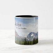 Alaska-Kaffee-Tassen - die letzte Grenze Zweifarbige Tasse (Mittel)