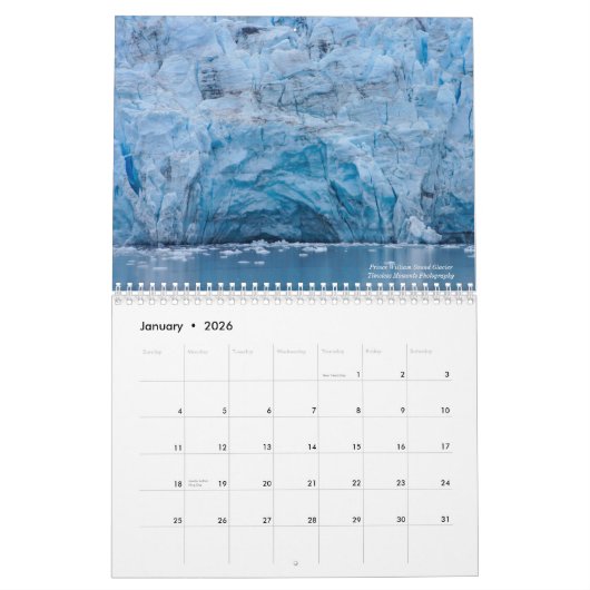 Alaska-Kalender Kalender (Jan 2026)