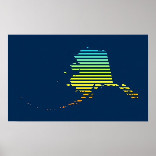 Alaska-Kälteeinbruch Poster (Vorne)