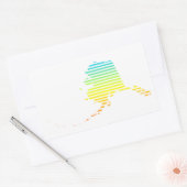 Alaska-Kälteeinbruch Rechteckiger Aufkleber (Umschlag)